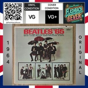 THE BEATLES🇬🇧Beatles '65•Capitol Records (#T 2228)•Pinckneyville Pressi